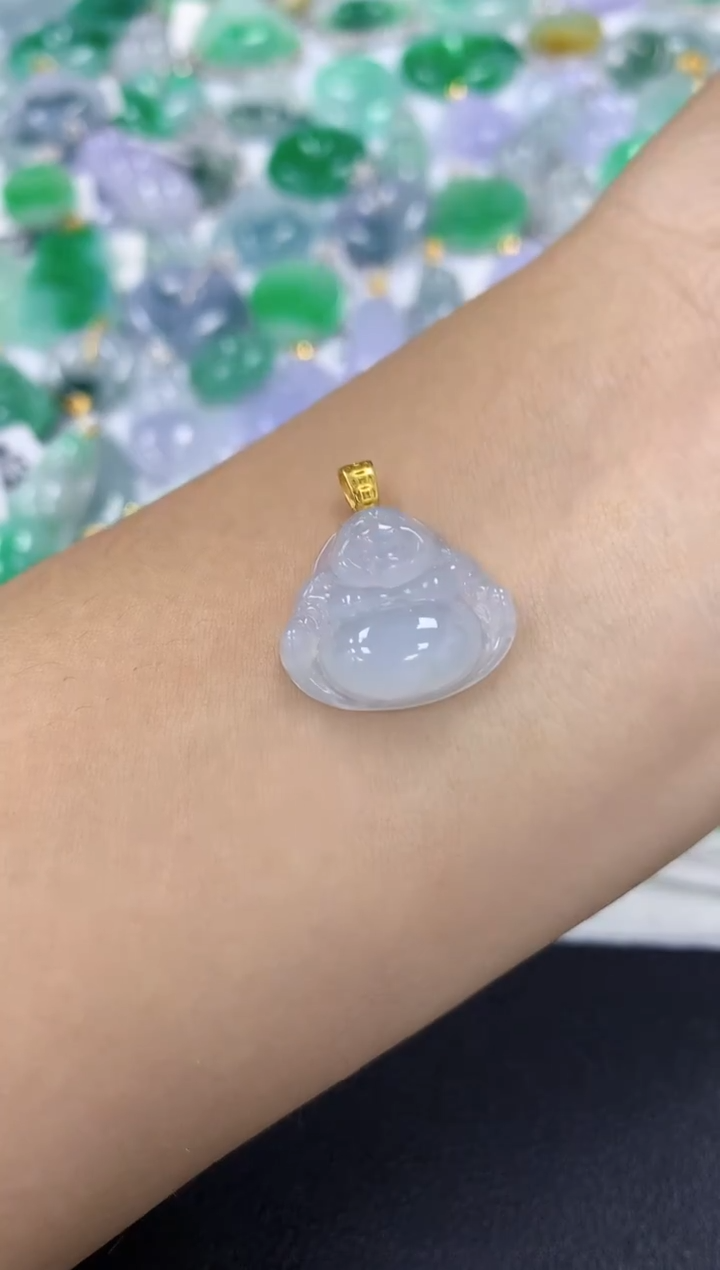 颈饰银S925镶嵌翡翠a货假一赔三支持复检百元上9元证书费自理