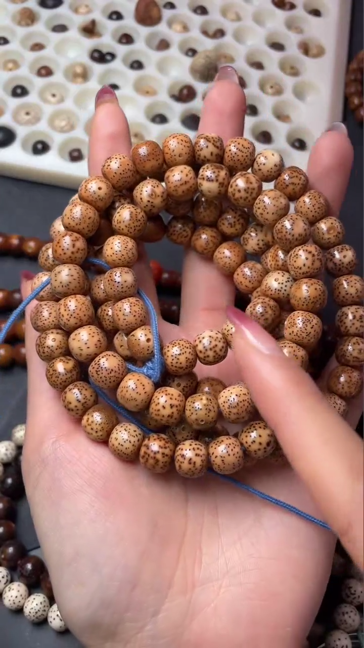 【闪购商品】星月菩提吊坠精工级陈籽桶珠10*9长串