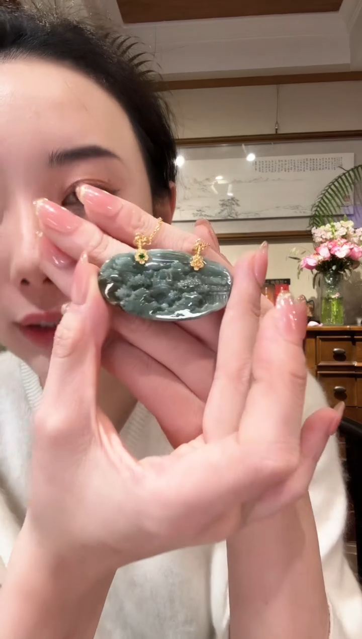 【闪购商品】翡翠颈饰未镶嵌国风