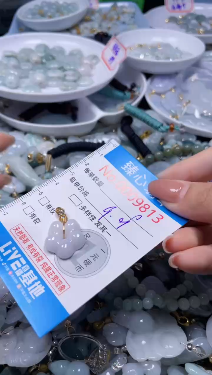 吊坠(不含链)未镶嵌翡翠9813