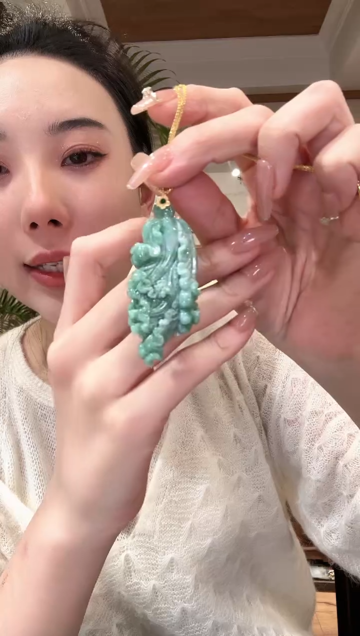 【闪购商品】翡翠颈饰未镶嵌国风