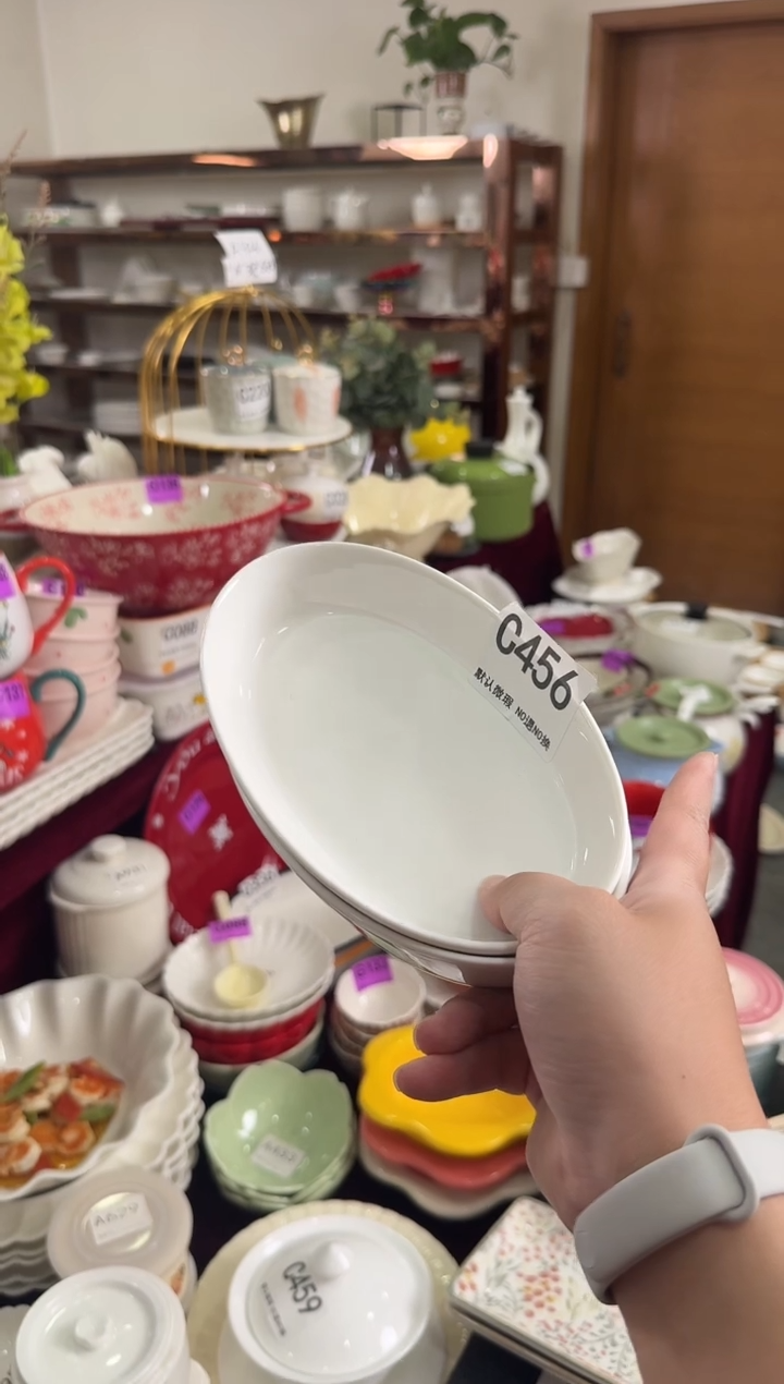 摆件陶C456-2个 陶瓷餐具库存微瑕