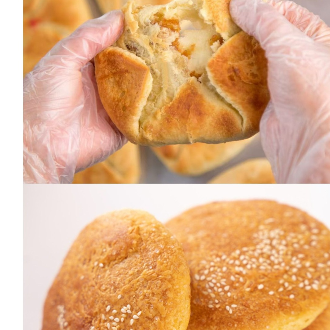 【现做短保12天】山西特产润明混糖饼锅盔饼混装手工制作零食匠心