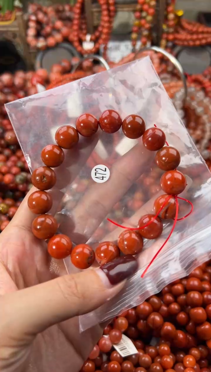 未镶嵌手串南红玛瑙12+