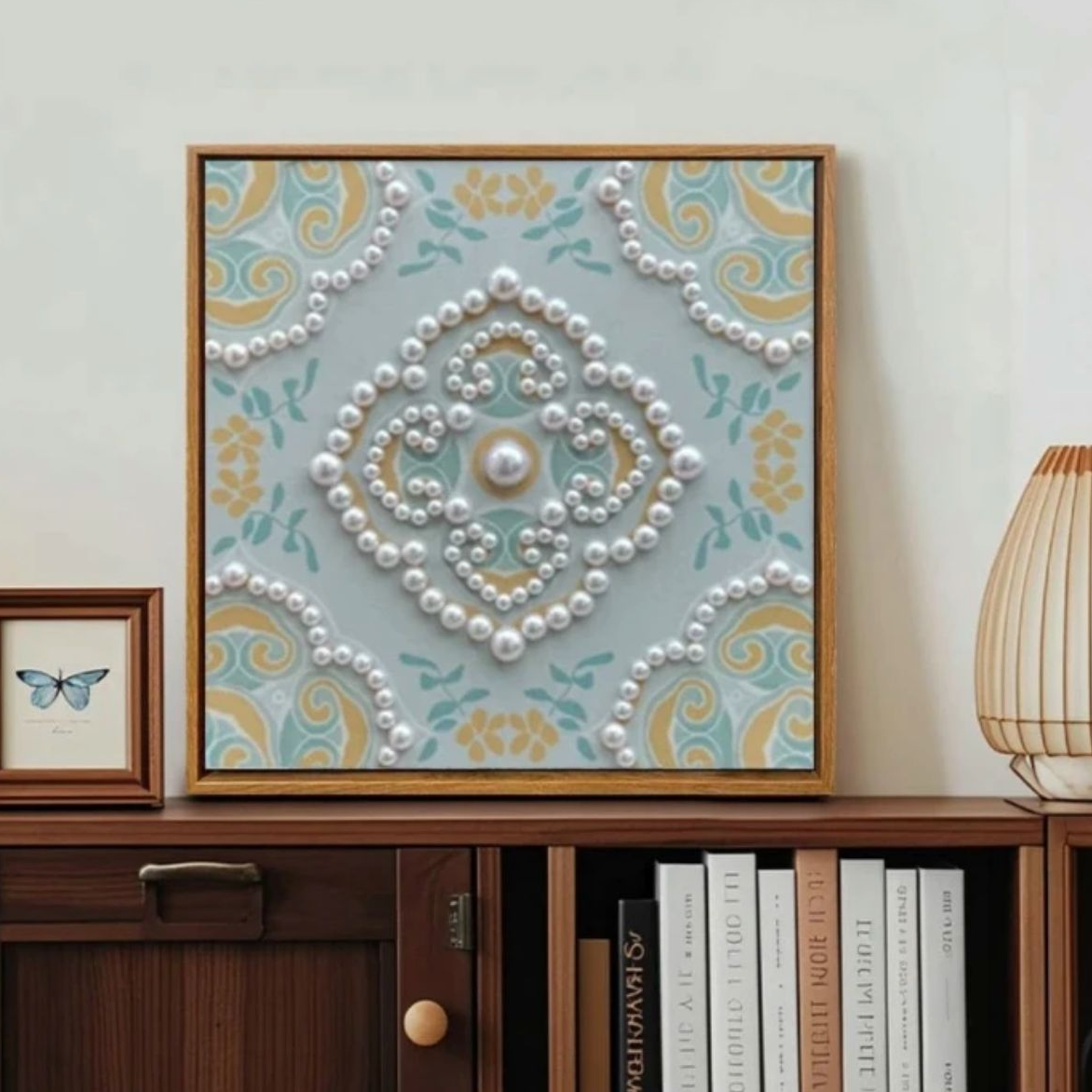 大尺寸珍珠画自带材料包自粘款方便手作装饰画