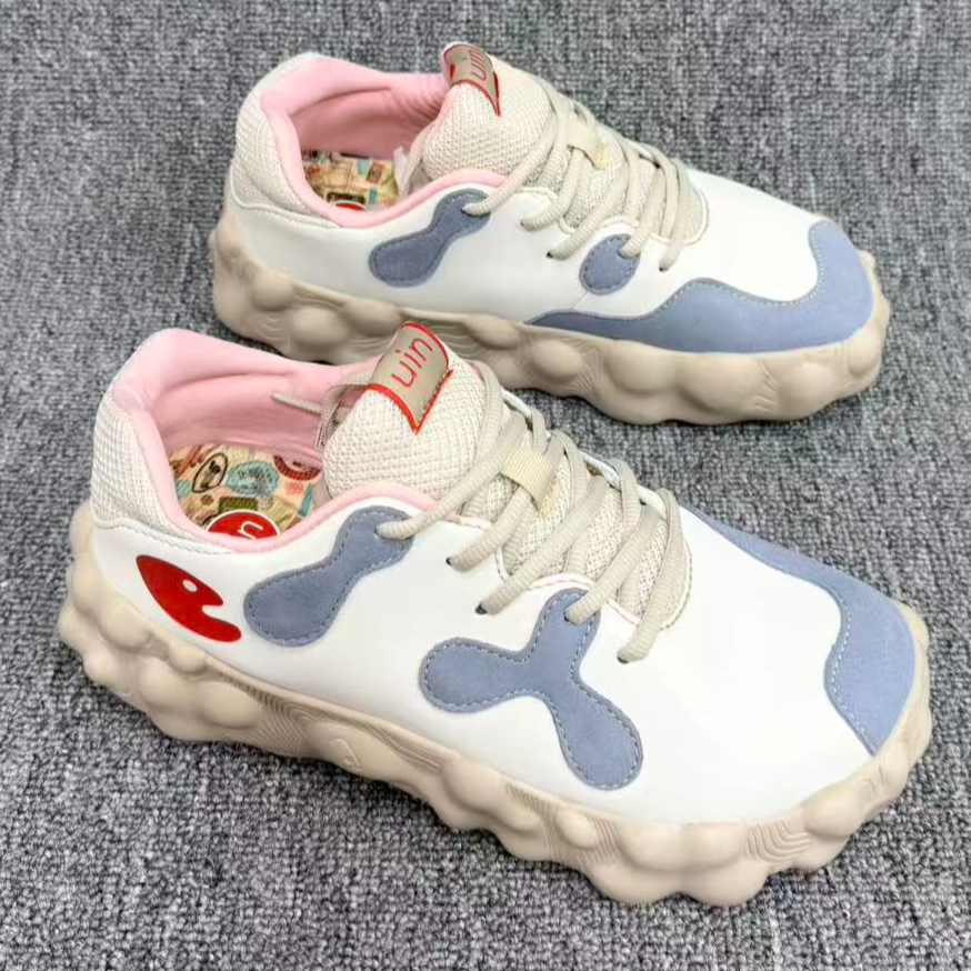 PJQ-021-流光风 增高鞋丑萌风时尚休闲运动鞋低帮网面百搭