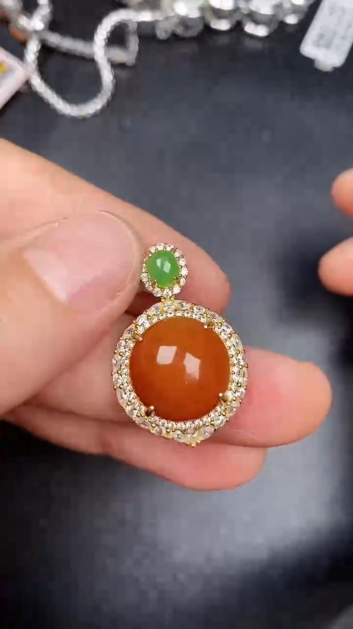 银S925镶嵌戒指翡翠3150