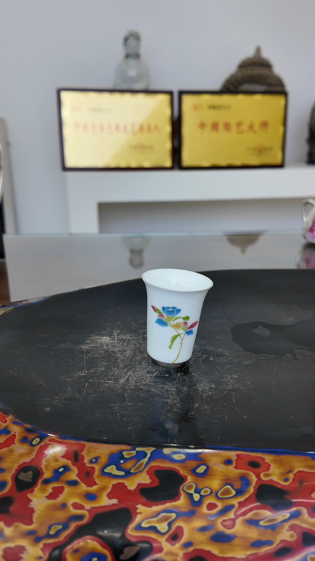 何赋森甄选——刺绣小闻香杯