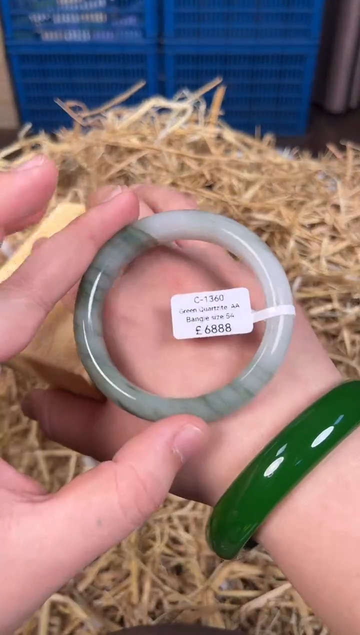 未镶嵌手镯石英质玉C1360
