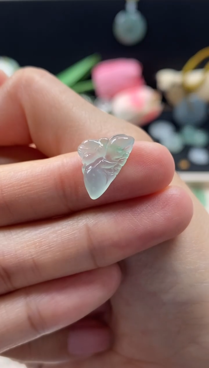 【闪购商品】翡翠颈饰未镶嵌翡翠冰晴仙子
