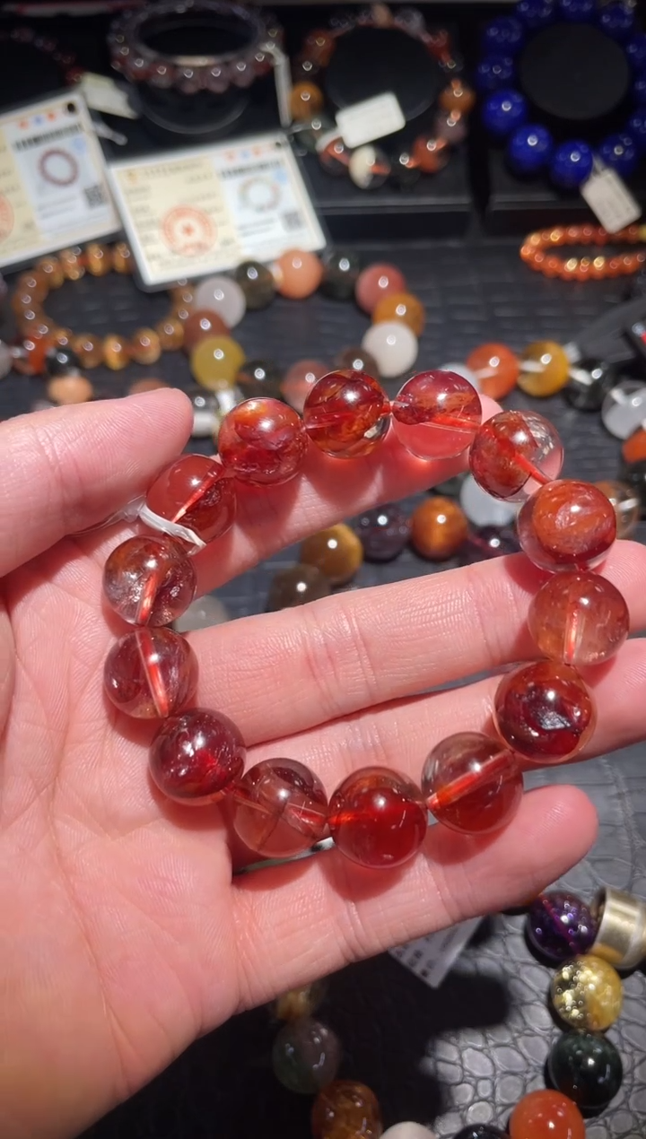 【闪购商品】水晶手链未镶嵌红胶花A14