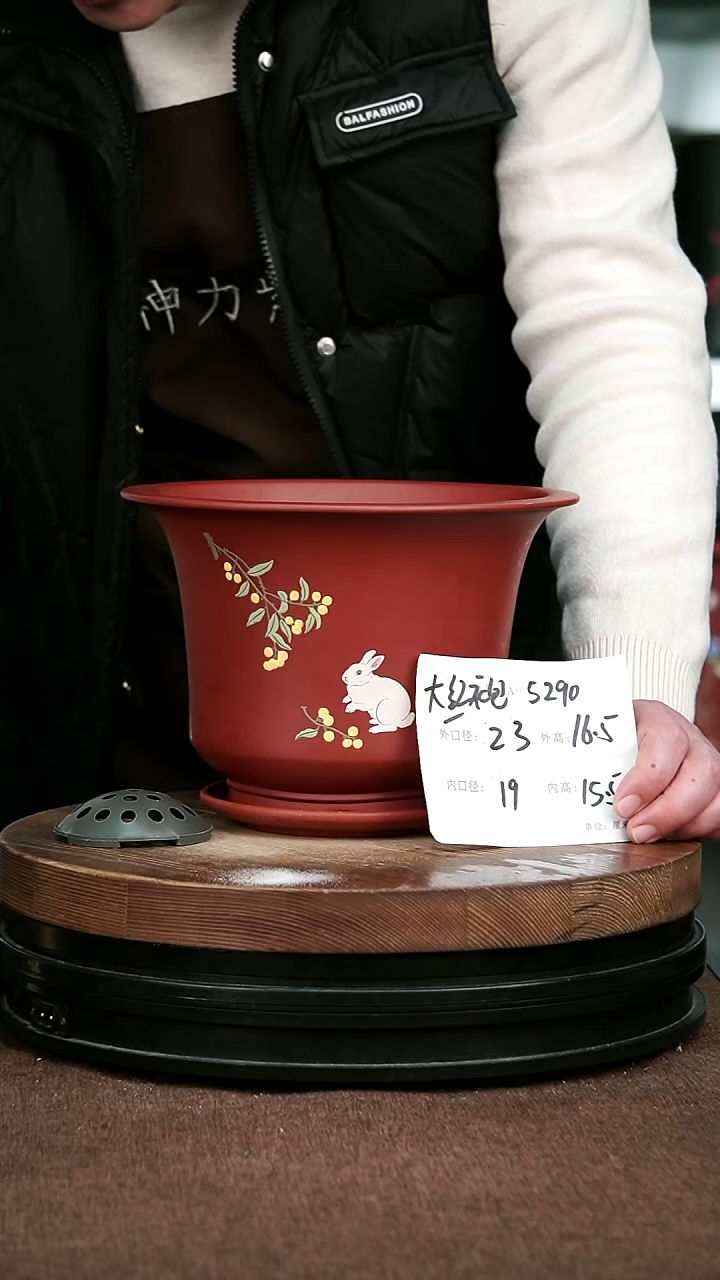 紫砂花盆花卉园艺5290+Z