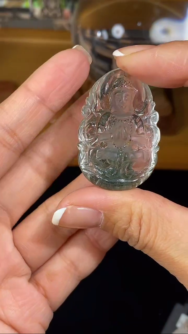 【闪购商品】水晶项链未镶嵌S52090多样性发一吊坠107