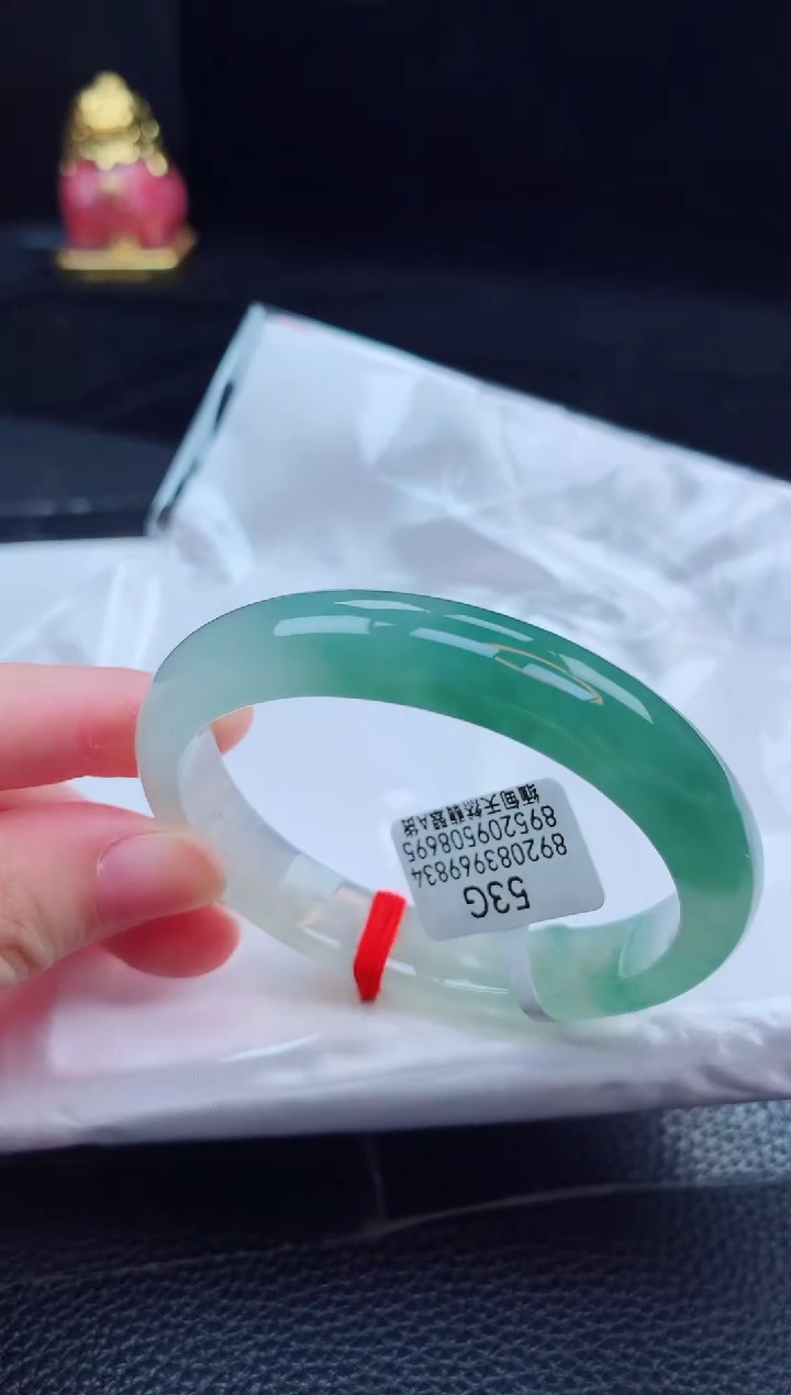 翡翠手镯未镶嵌缅甸天然翡翠A货手镯