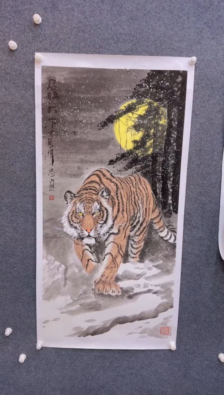 【闪购商品】国画2.5展馆-郑志宗四尺-动物27