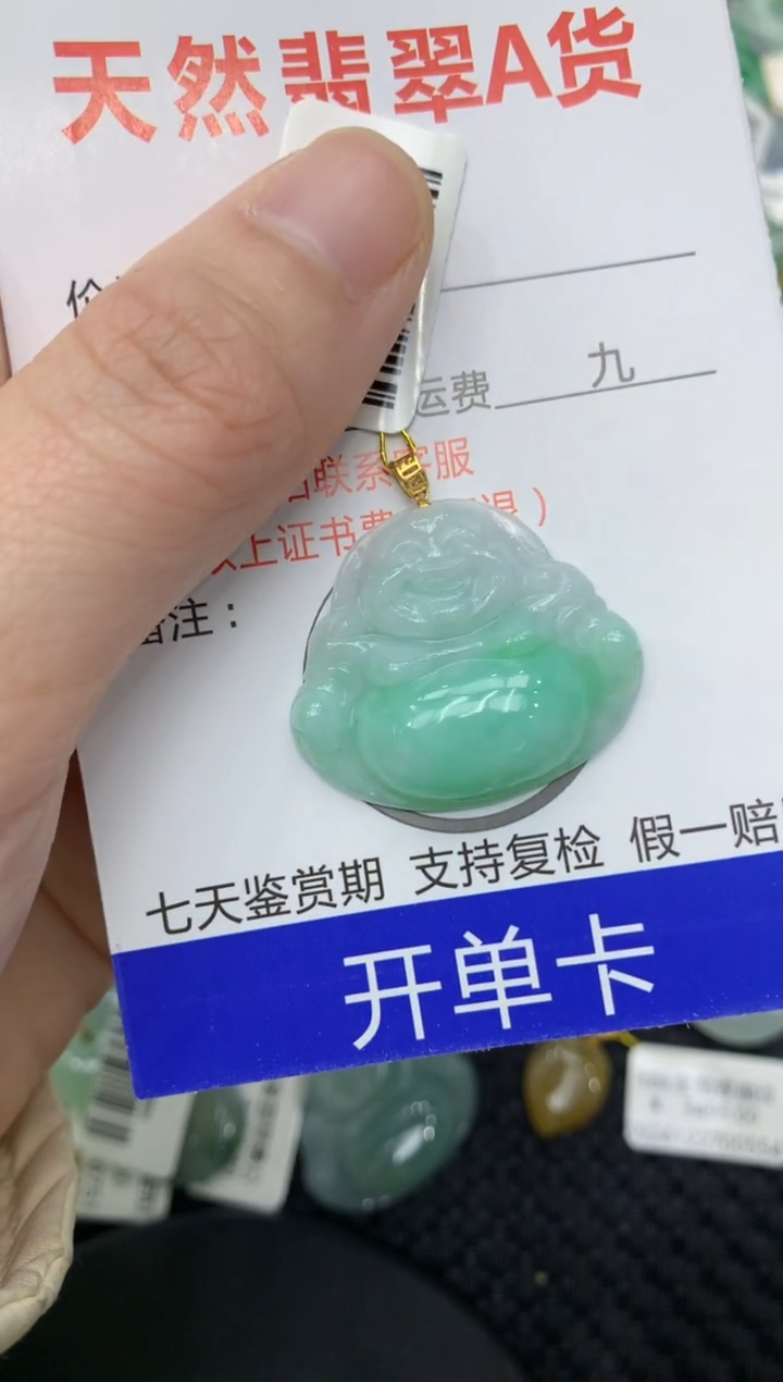 【闪购商品】翡翠颈饰18K金镶嵌11111111111