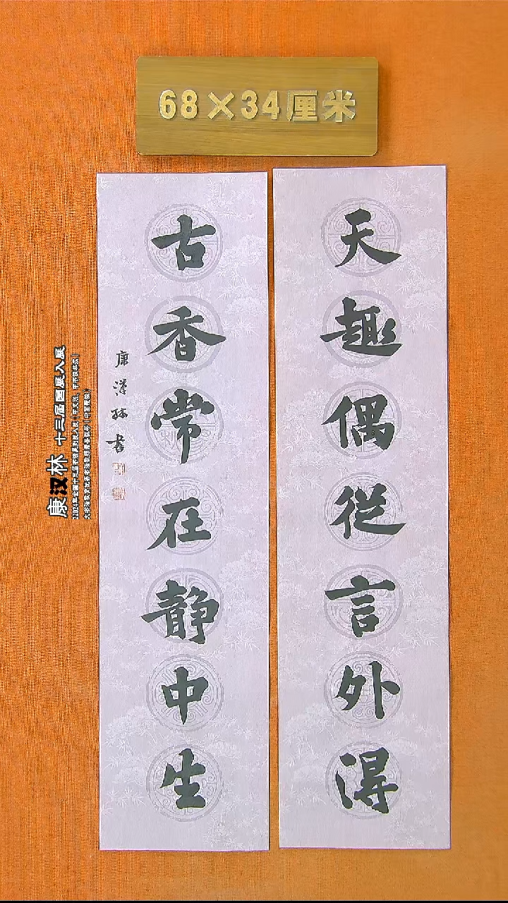 【闪购商品】书法152康汉林书法作品