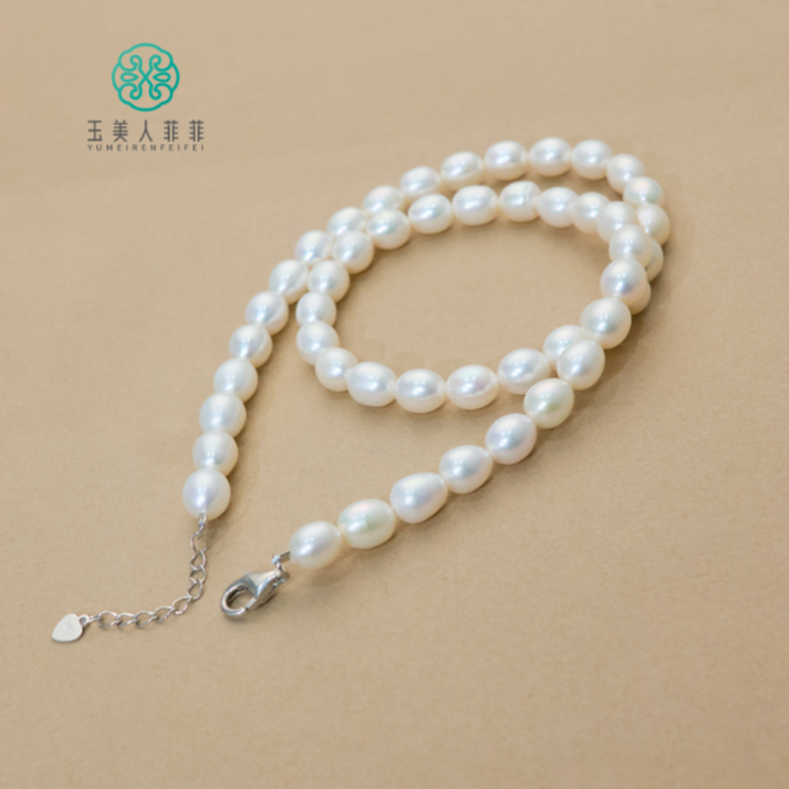 石惑珠宝@珍珠项链约6-8mm/多样性发一