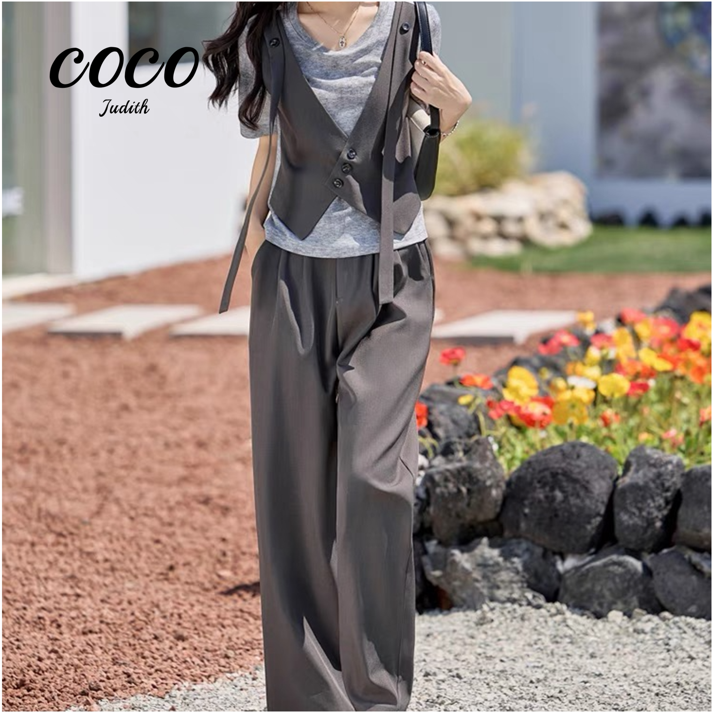 现货【RG5760】2025年新款时尚气质百搭韩版潮流减龄感显瘦套装