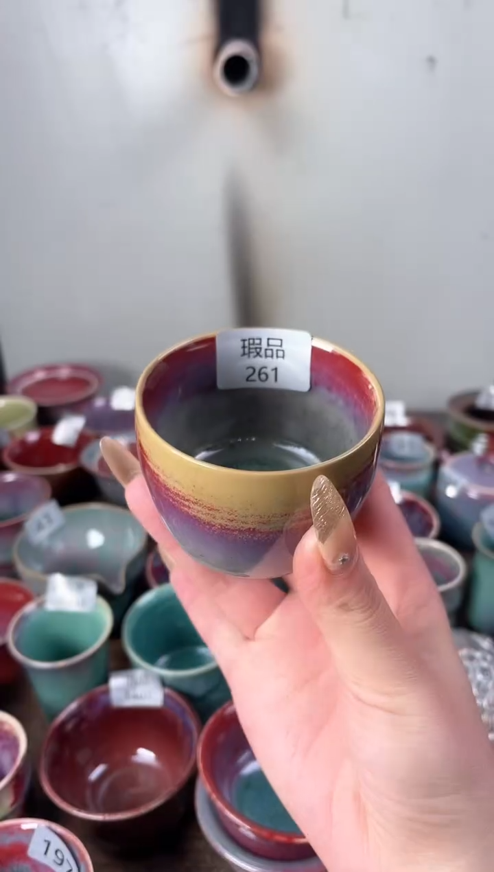 【闪购商品】摆件钧瓷手工茶器窑变
