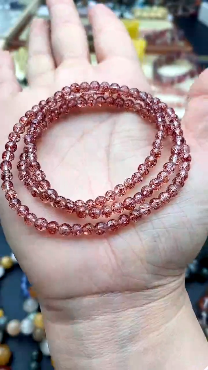 【闪购商品】水晶手链未镶嵌金草莓