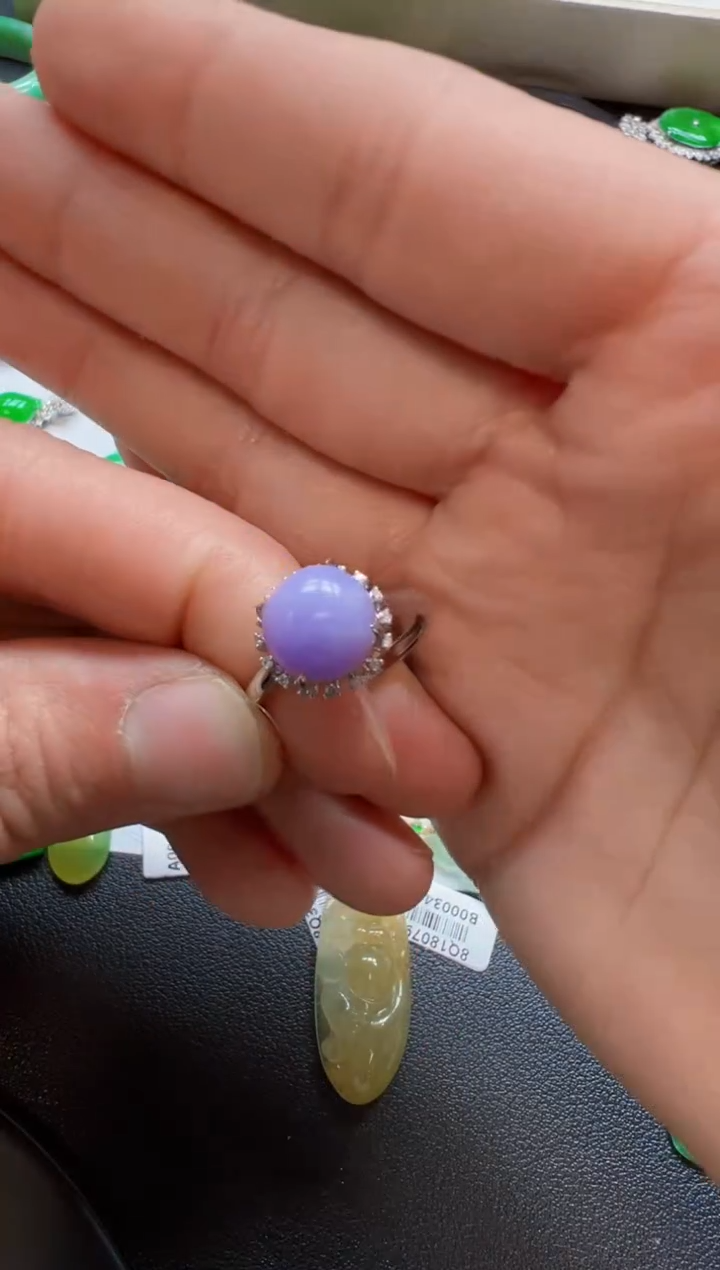 【闪购商品】定制翡翠18K金镶嵌5800元