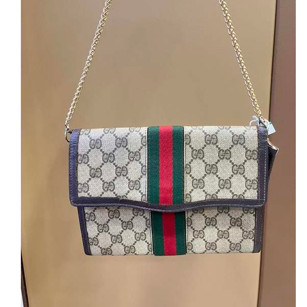 95新 GUCCI/古驰 老花夹子包/YW06605058/5058