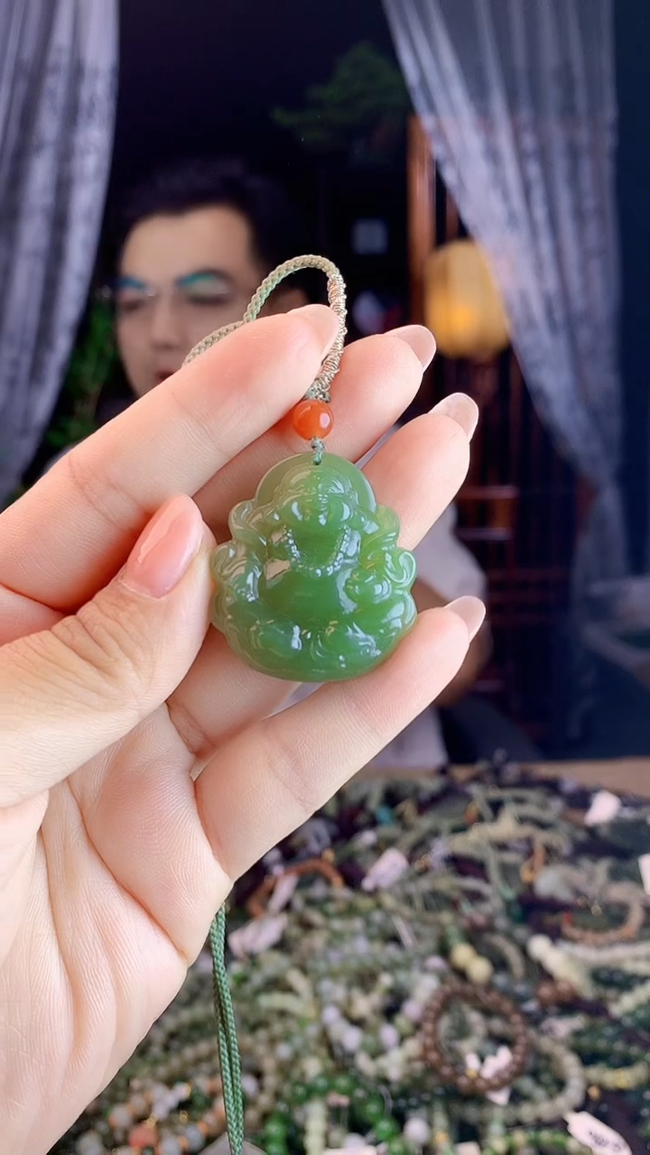和田玉未镶嵌挂件多样性发货拍一发一