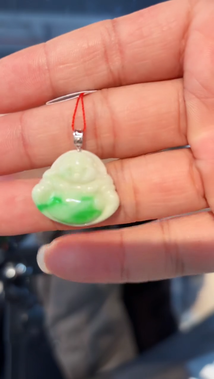 【闪购商品】翡翠颈饰18K金镶嵌缅料A货/支持复检/一件