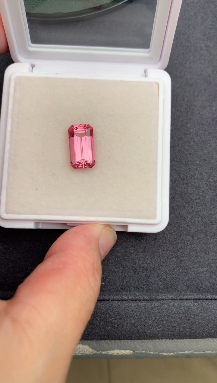 未镶嵌裸石碧玺4.8ct 粉碧玺 定制 BH