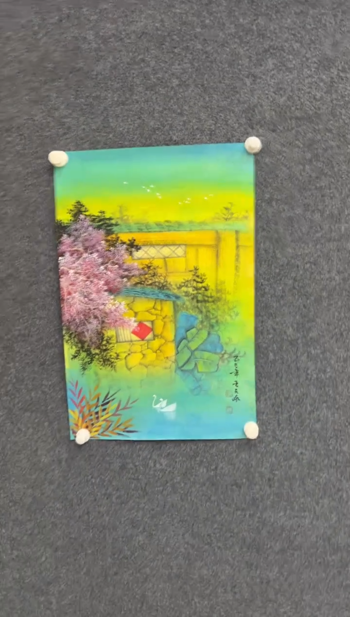 【闪购商品】国画2.17-王夫怀-四尺三开-022