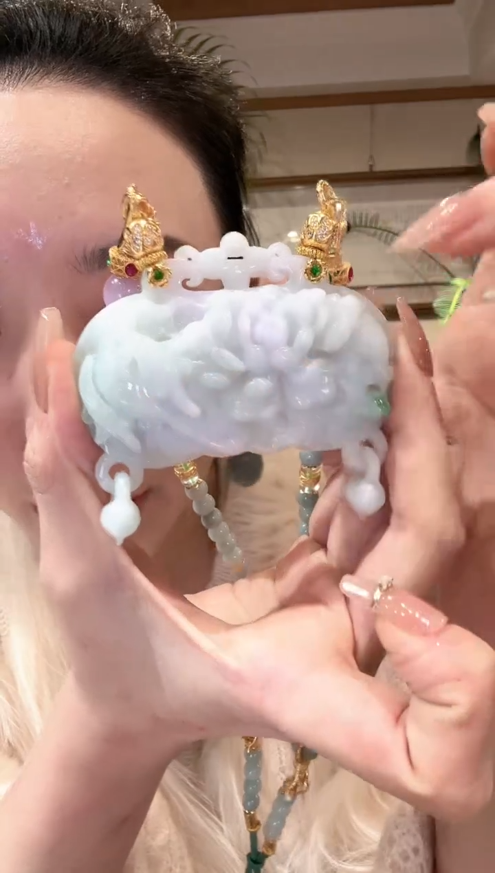 【闪购商品】翡翠颈饰未镶嵌国风