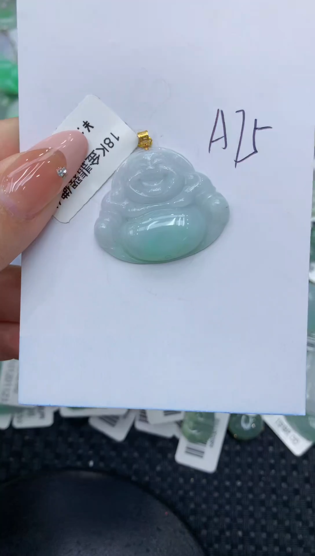 【闪购商品】翡翠颈饰18K金镶嵌111111111