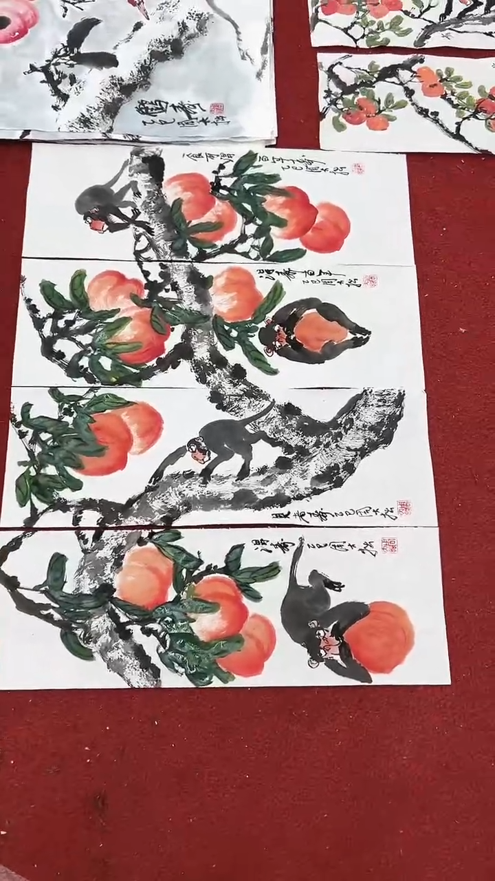 国画周大拙/国画/花鸟