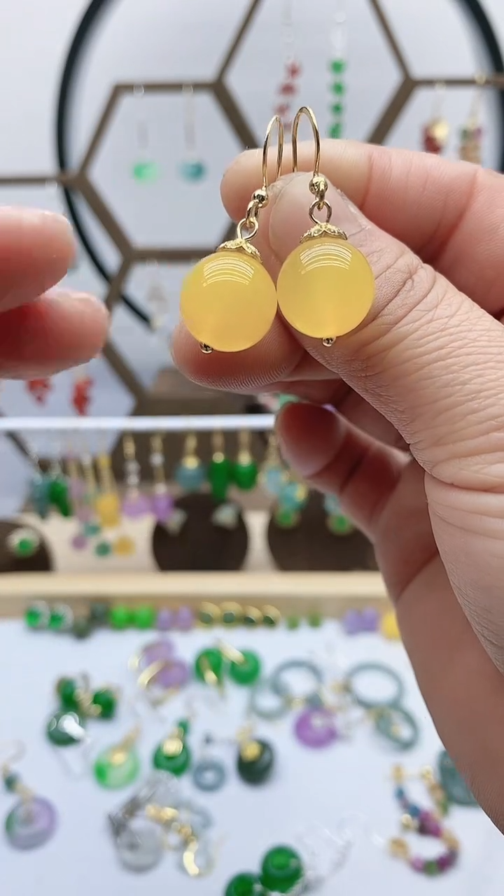 未镶嵌耳饰玛瑙/玉髓29