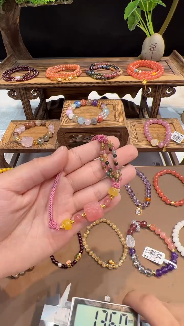 【闪购商品】碧玺手串未镶嵌@@手饰