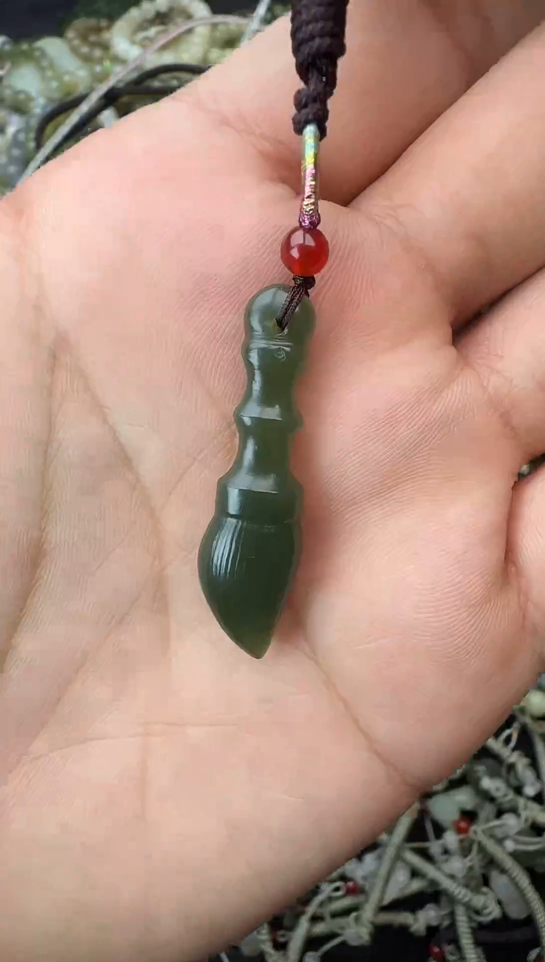 颈饰未镶嵌和田玉拍一发一