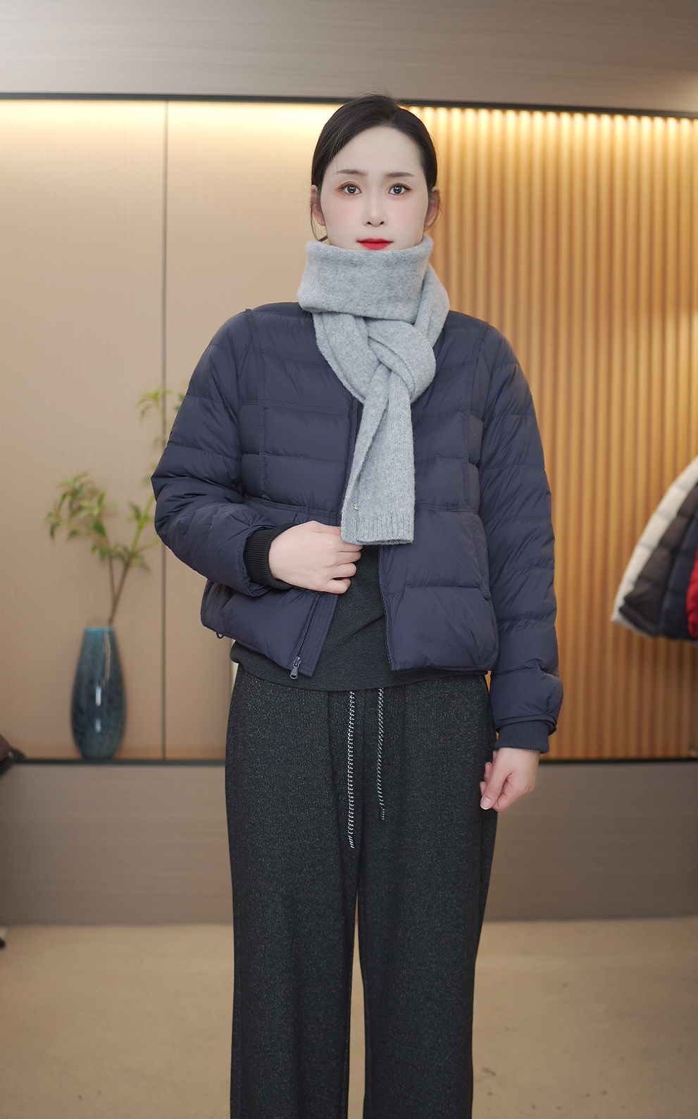 【JIANXI】2025新款立领羽绒服新国标90绒保暖休闲轻薄时尚百搭上衣