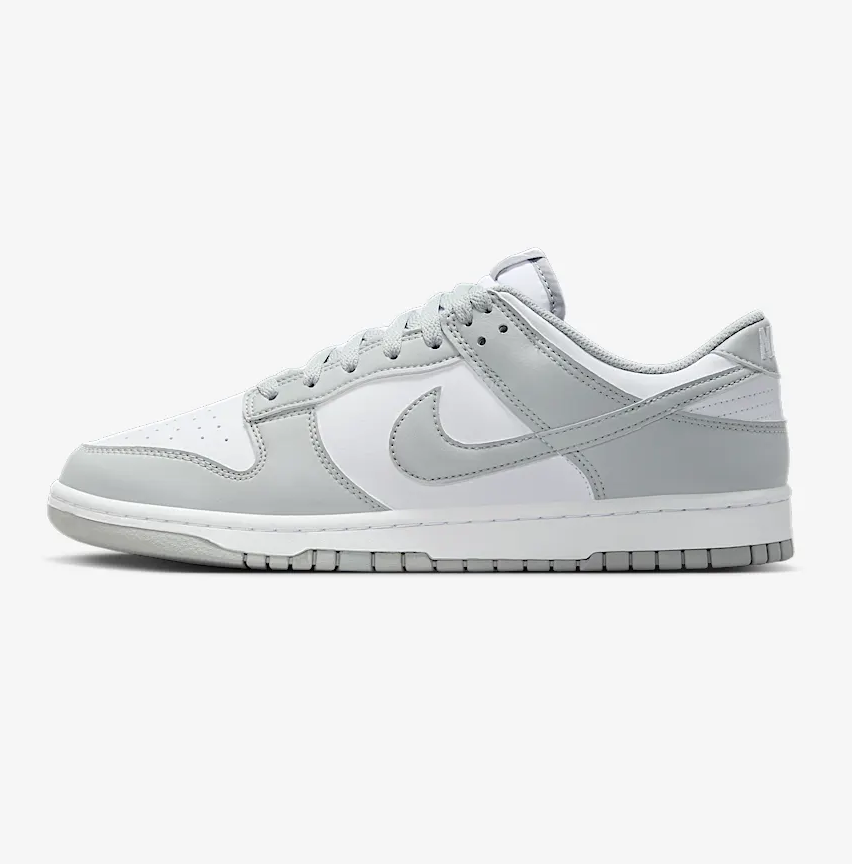 NIKE/耐克Dunk Low Retro 男子灰白运动鞋HF5441105
