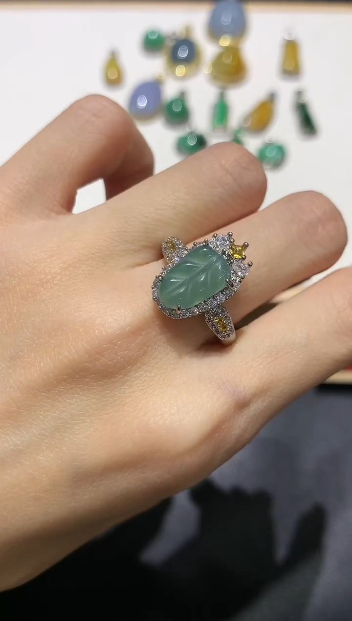 【闪购商品】翡翠戒指未镶嵌1多人多样性随机发货1件