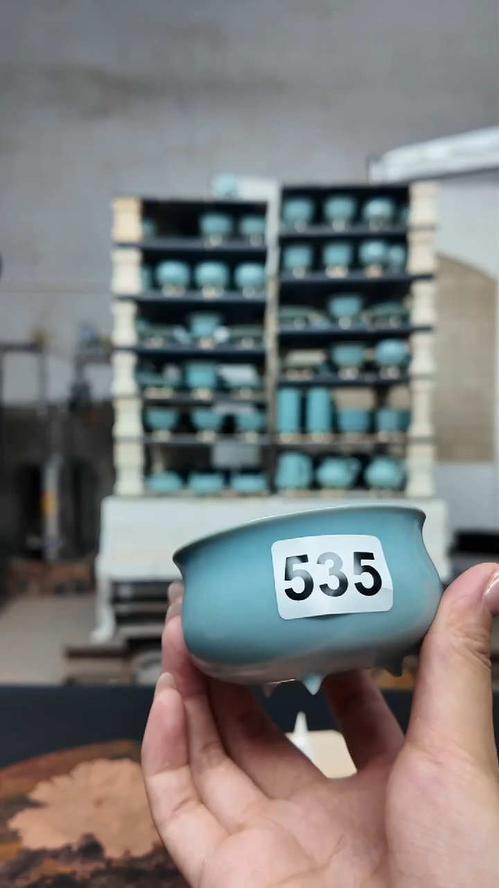 摆件陶天熙汝瓷仿古釉香炉杯