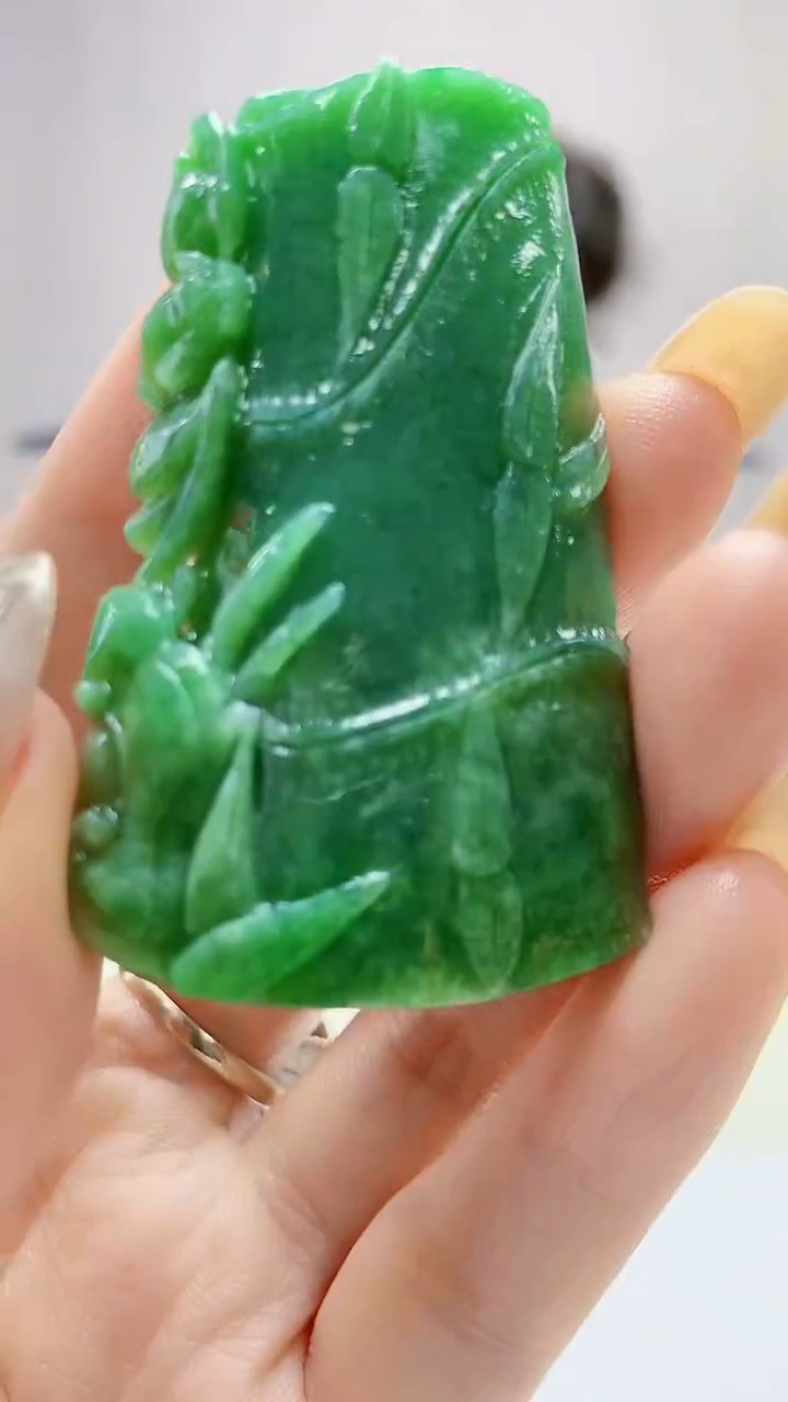 定制翡翠未镶嵌4688DD-毛货挂件73