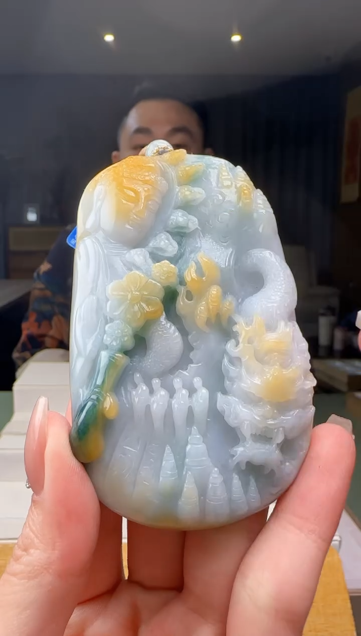 【闪购商品】翡翠吊坠(不含链)未镶嵌CC@@960Q3J15210