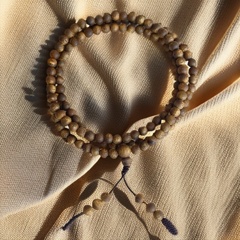 沉香海南奇楠沉香手串5MM138颗99沉保真天然老料佛珠非白奇楠