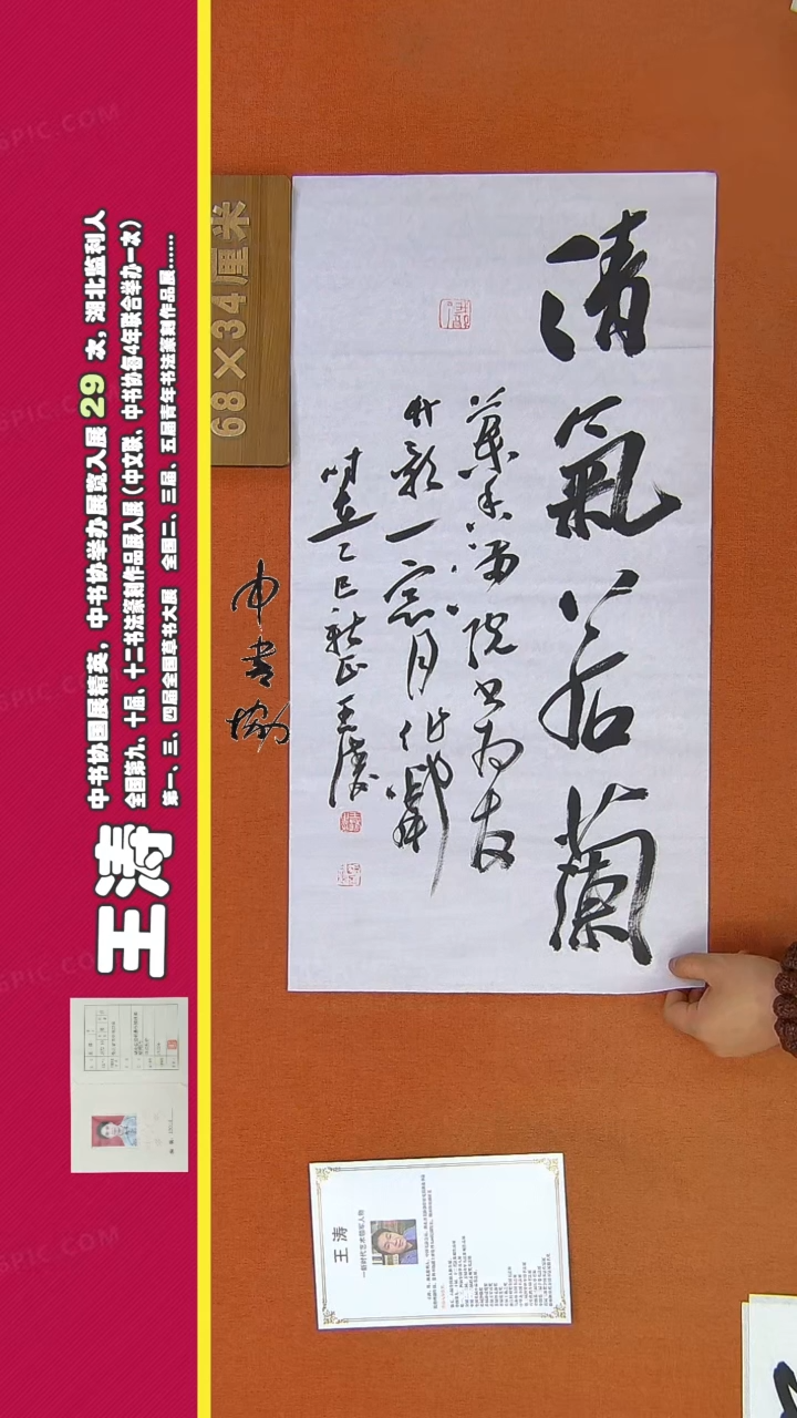 【闪购商品】书法42王涛书法作品