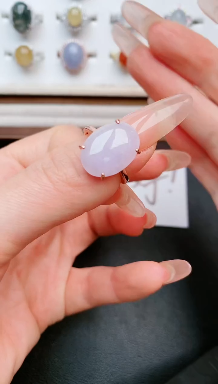 【闪购商品】翡翠戒指银S925镶嵌....