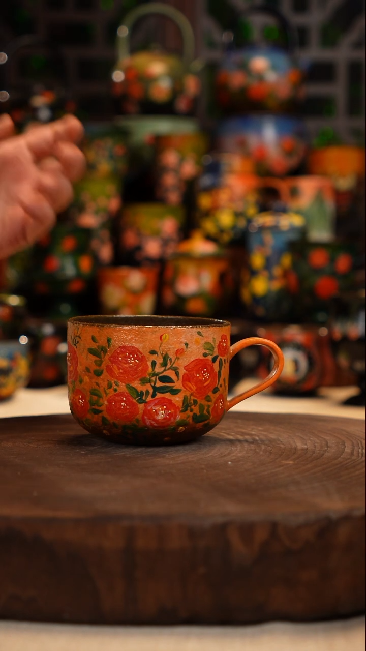油画   釉下彩   杯子
