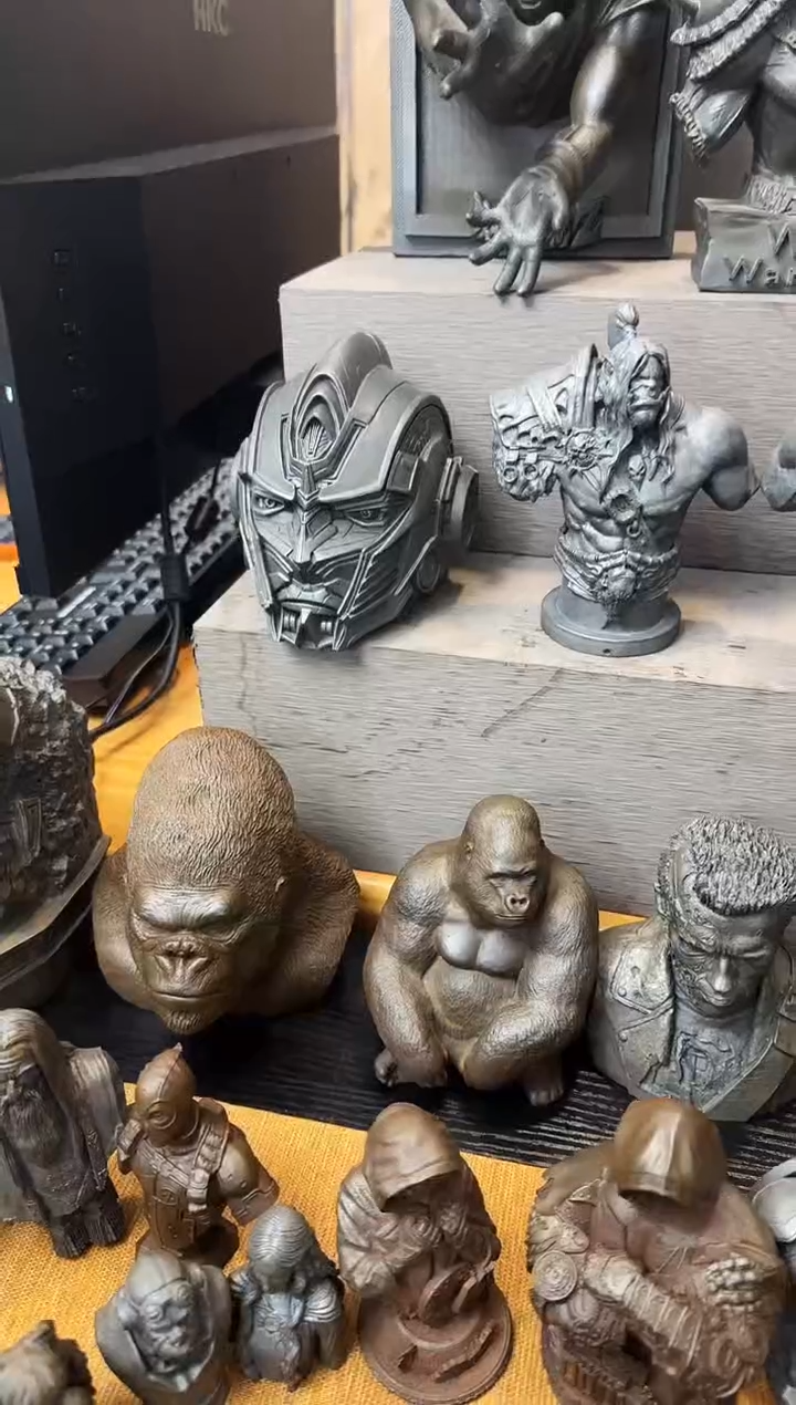 铁最***安实心铁艺摆件~~变形金刚（黑色）