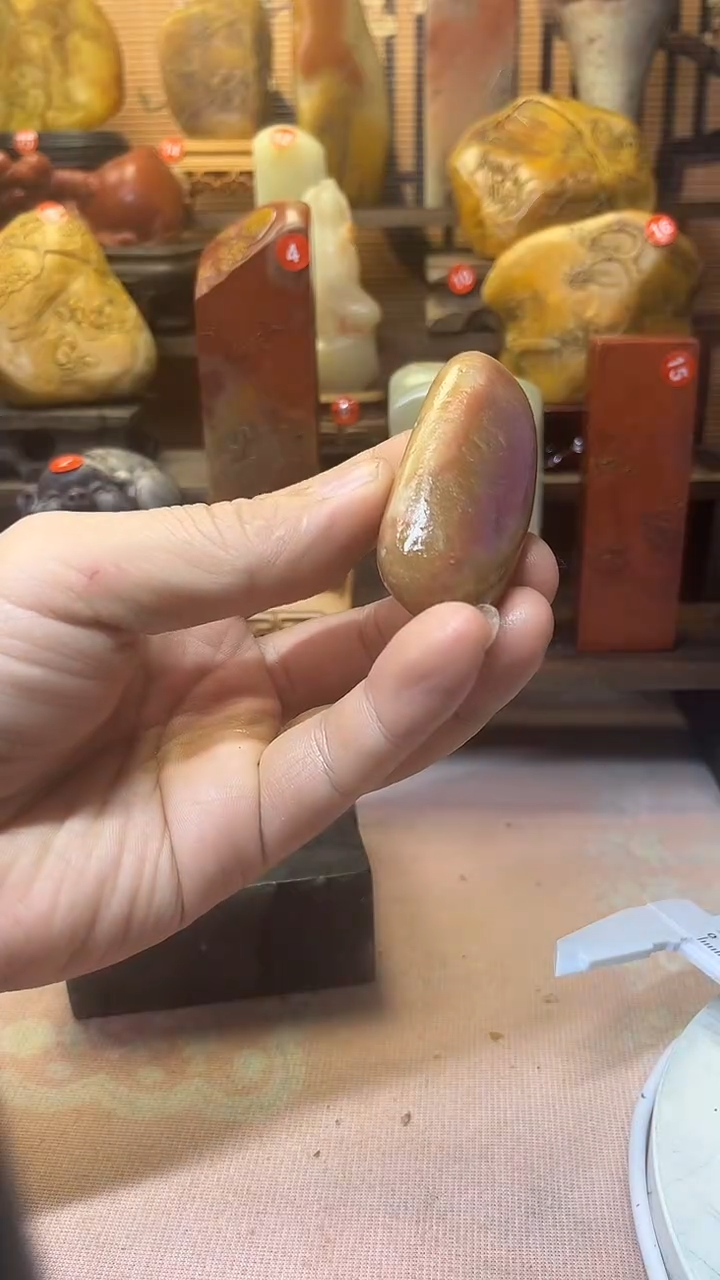 寿山石印石梅*寿山石田料溪2558