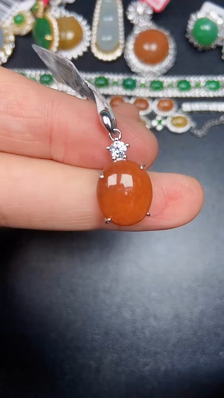 银S925镶嵌戒指翡翠2640